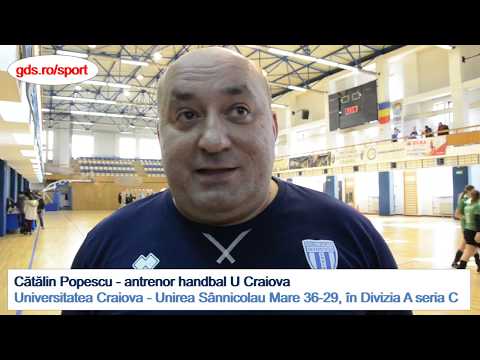 Handbal (m) / U Craiova - Sânnicolau Mare 36-29