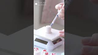 【粘土】ケーキを作ってみた🍓【ミニチュアフード】DIY Miniature polymer Clay Tutorial#shorts#ミニチュアスイーツ #cakedecorating