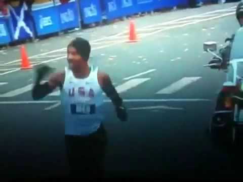Eritrean American  Meb Keflezighi First U S man since 1982 wins NYC Marathon