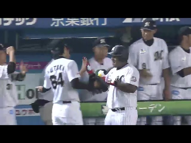【4回裏】マリーンズ・デスパイネ 打った瞬間の17号2ラン!! 2016/8/10 M-E