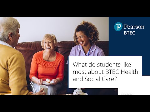 What do students like most about BTEC Health and Social Care?
