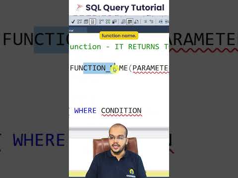 User-Defined Functions in SQL Server | SQL Tutorial Day 25
