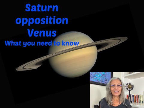 Saturn opposition Venus - Astrology aspects