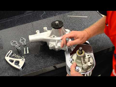 March Performance Chevrolet Big & Small Block Long Water Pump Mid-Mount A/C Kit Install