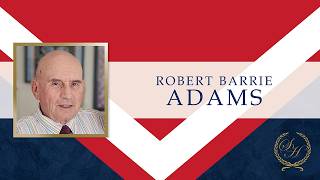 Funeral Service for the Late Mr Robert Barrie Adams
