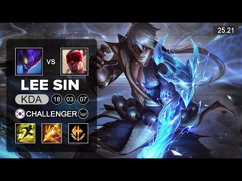 Lee Sin vs Kha'Zix Jungle - KR Challenger - Patch 25.21 Season 15