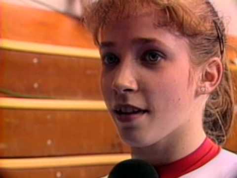 Kim Zmeskal - Interview - 1992 Phar-Mor U.S. Championships - Women