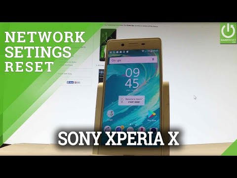 How Restore Network Settings in SONY Xperia X F5121- Reset Network