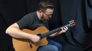 Video thumbnail for Manzer Nylon String Jazz Guitar at Guitar Gallery at Guitar Gallery by Guitar Gallery