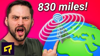 The World's LONGEST Wireless Internet Range