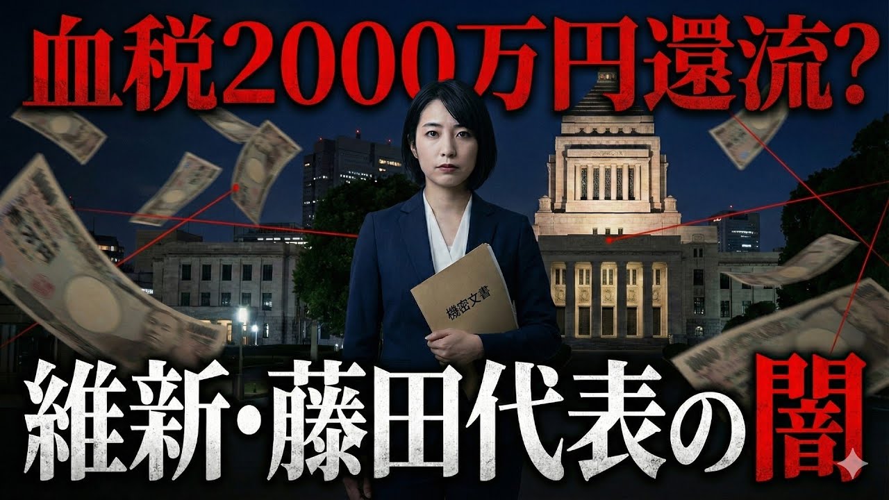 【維新の正体】血税2000万円還流？藤田代表「身を切る改革」の闇