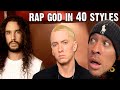 FIRST TIME reaction to Eminem - Rap God | Performed In 40 Styles! THIS IS NUTS!!