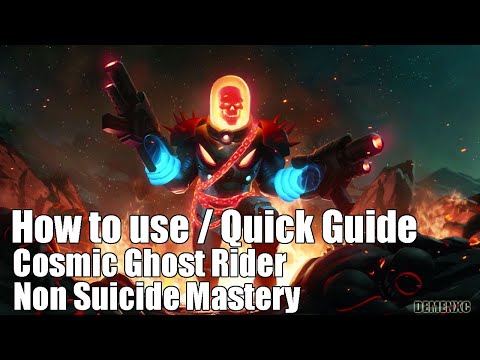 How I use Cosmic Ghost Rider - My Best Rotation for non suicide player