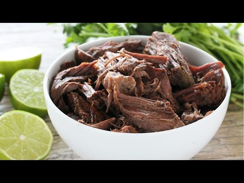 Slow Cooker Chili-Lime Shredded Beef