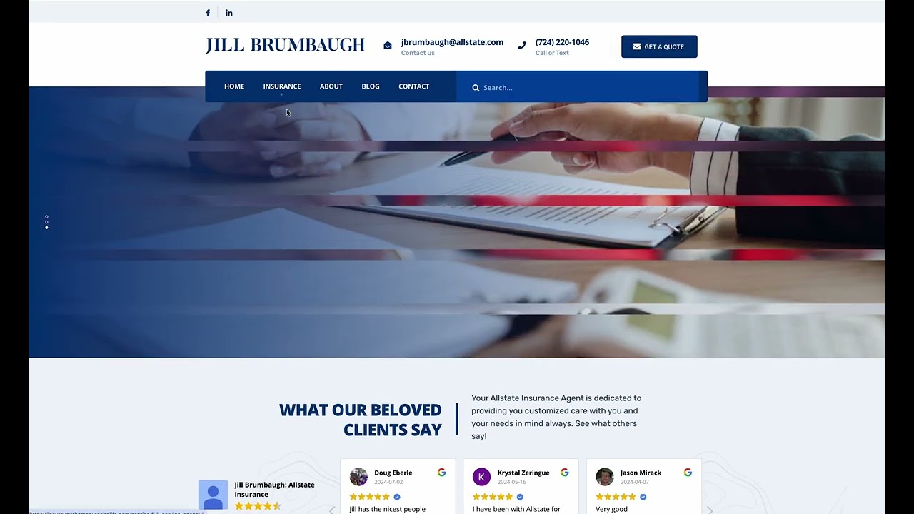 Jill Brumbaugh Site Scroll
