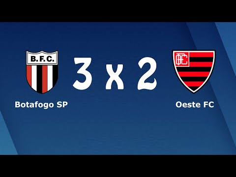 Botafogo SP 3 x 2 Oeste - Melhores Momentos(HD) COMPLETO 02/08/2019 BRASILEIRÃO SÉRIE B