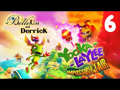 Yooka Laylee and the Impossible Lair co-op - Part 6: Belle & Derrick (Googly Eyes Galore!)
