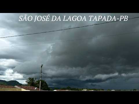 Chuva avançando em São José da Lagoa Tapada-PB (01/04/2026)
