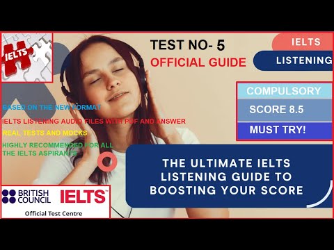 IELTS Listening Test | IELTS listening practice test 2023 with answers| ielts listening test 5