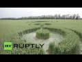 'Alien Patterns': Drone buzzes crop circles in ...