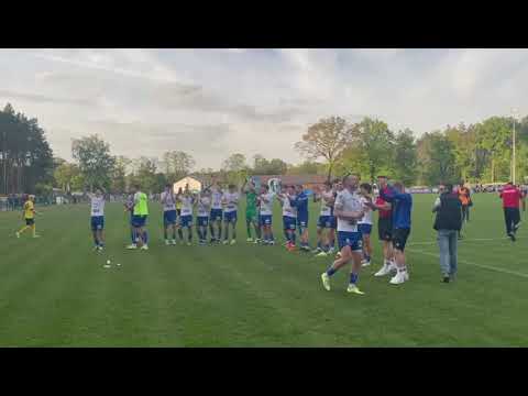 Radość Polonii Słubice z awansu do finału Pucharu Polski