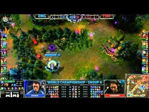 TSM vs OMG LCS 2013 Best Game Ever - League of Legends