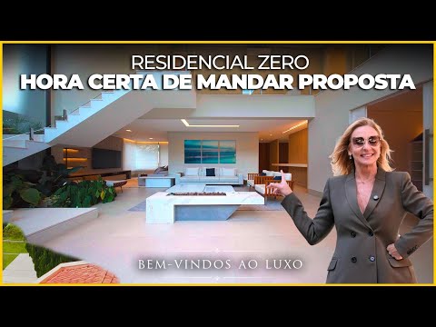 Casa mobiliada à venda no Alpha Zero com 4 suítes e energia fotovoltaica