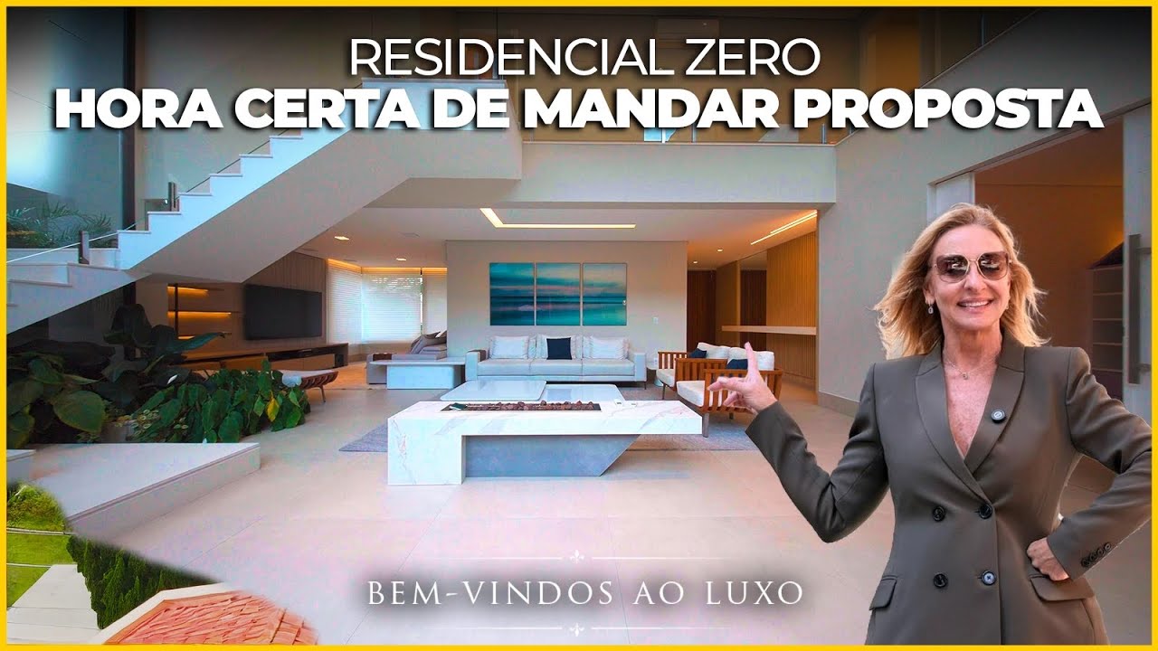 Casa mobiliada à venda no Alpha Zero com 4 suítes e energia fotovoltaica