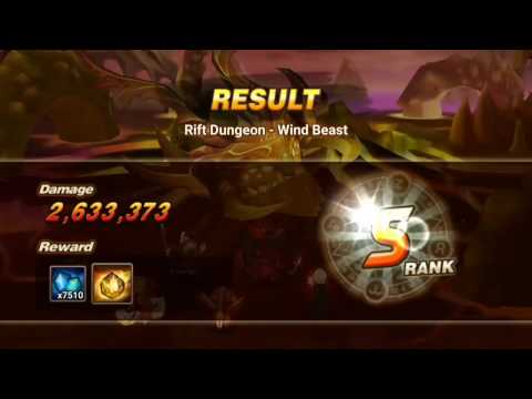 Summoners War : Wind Beast - AUTO Rank S Team