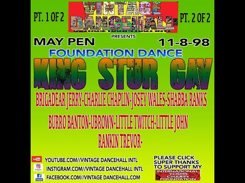 KING STUR GAV LIVE IN A MAY PEN 11-8-98