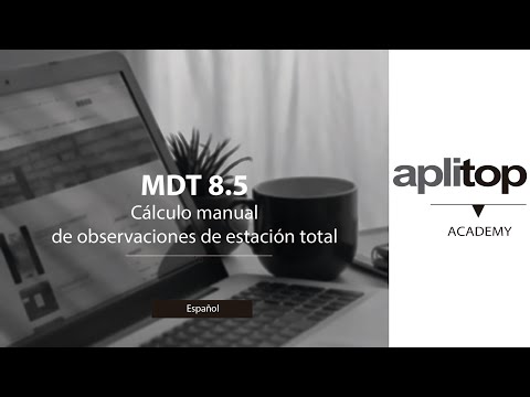 MDT8 - Cálculo manual de observaciones de estación total