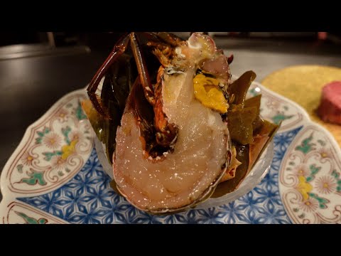 $450 Teppanyaki Course meal Japanese Lobster in Tokyo - 4K