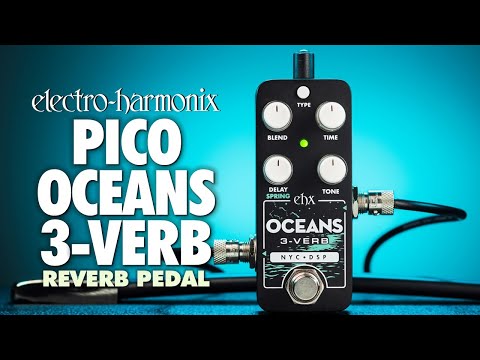 Electro-Harmonix PICO OCEANS 3-VERB Multi-function Reverb (EHX Demo by TOM BURDA)