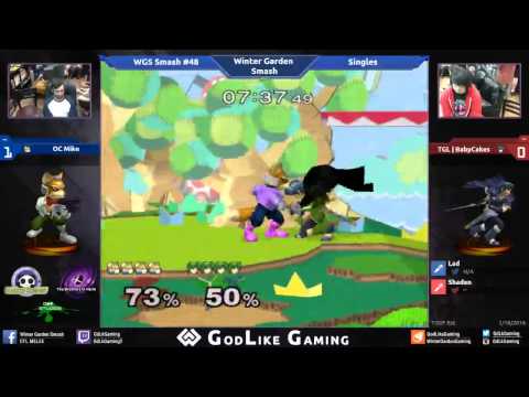 Winter Garden Melee Weekly #48 - OC | Mike (Fox) vs TGL | BabyCakes (Marth)