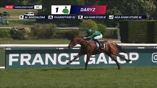Arc winner DARYZ has made a spectacular comeback! He won the 2026 Prix Ganay (G1) in style!
