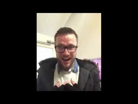 Excited disciple proclaims you must go to a kickstart! Christian testimony of God jesus