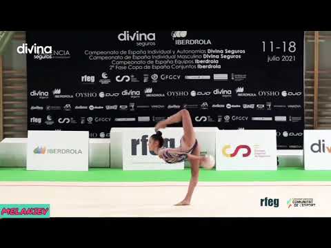 SALMA SOLAUN  - PELOTA (CLUB BETI- RÍTMICA)  / NACIONAL ABSOLUTO 2021