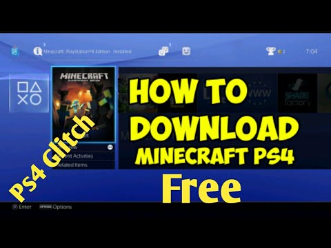 minecraft for ps4 free