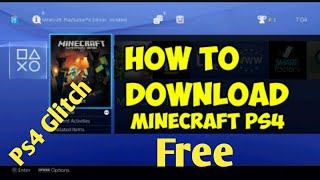 How To Get Minecraft On Ps4 For Free!