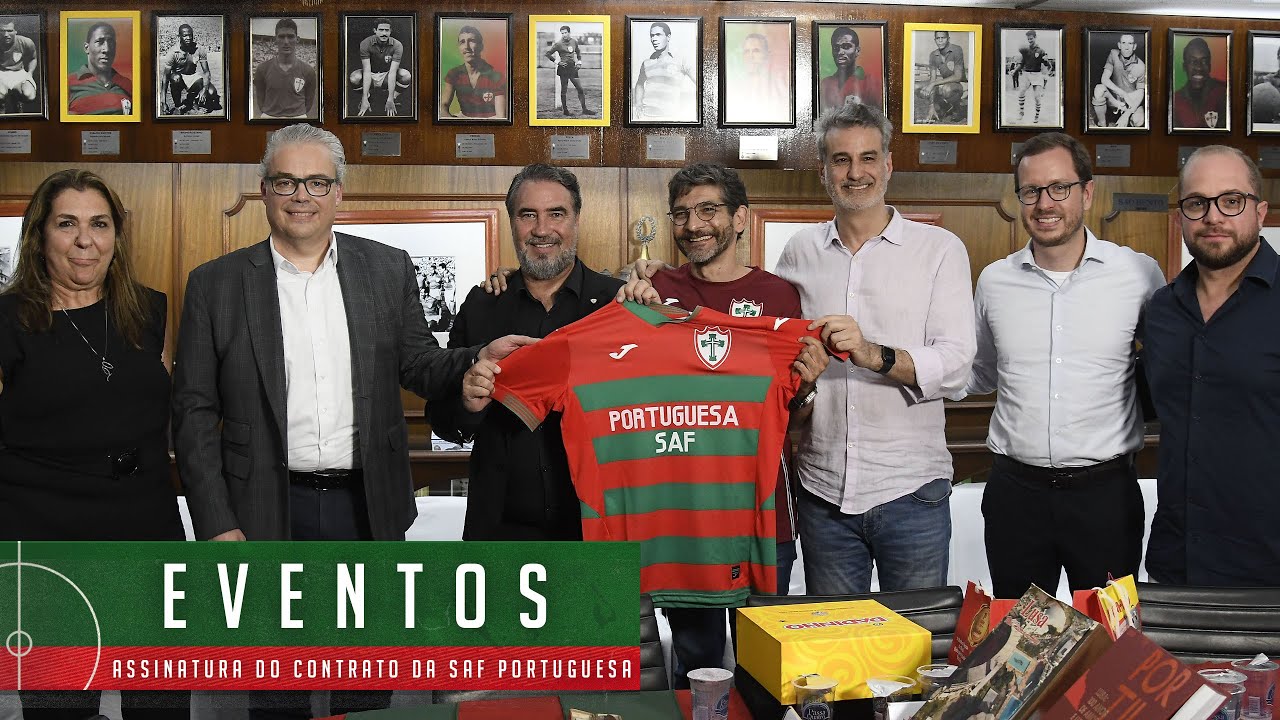 Assinatura do contrato da SAF da Portuguesa - 29/11/2024 || LUSA TV