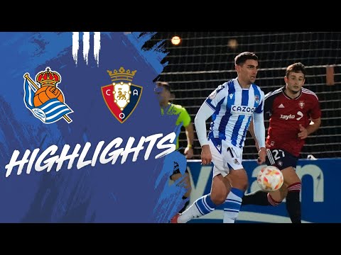 HIGHLIGHTS | J14 - 1ª RFEF | Sanse 0 - 0 CA Osasuna B | Zubieta | Real Sociedad