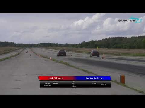 Jaak Sillaots - Dodge Challenger vs Kenne Koltsov - Audi 90. Dragrace@EDRAfinals2019