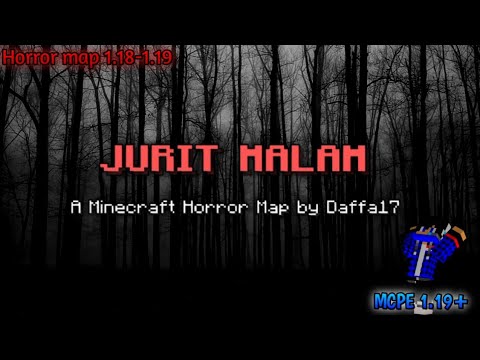 Map horror jumscare "Jurit malam" || MCPE 1.19+ #minecraft #minecrafthorror #horrorstories