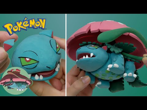Pokemon Figures Making - Gigantamax Venusaur | Clay Art / Pokemon toys