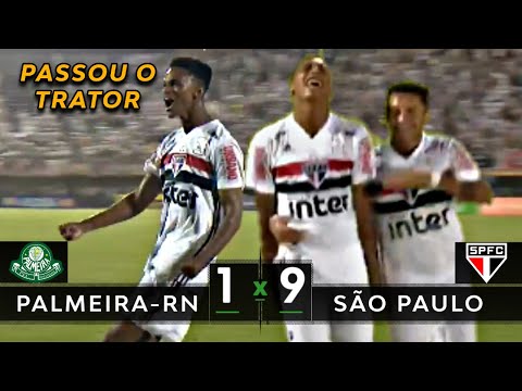 MAIOR GOLEADA DA COPINHA 2020 | Palmeira-RN 1 x 9 São Paulo - Melhores Momentos (HD) Copa São Paulo