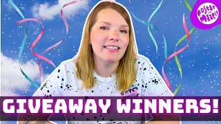 Giveaway Winners Announced!