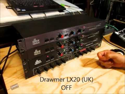 80's DBX / Drawmer Compressor Comparison Test