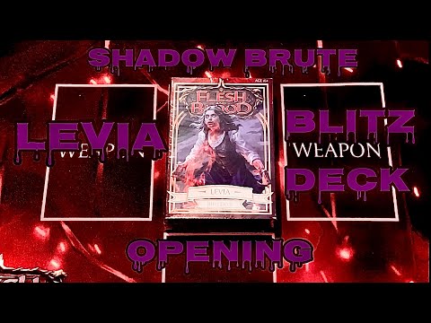 Flesh And Blood TCG- Levia Blitz Deck Opening