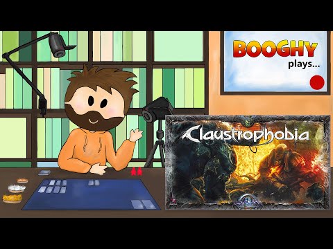 Booghy plays... Claustrophobia(2p, Rules Overview, Playthrough)