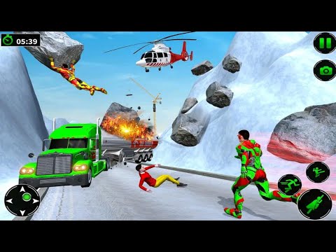 Light Robot Superhero Rescue Mission - #RescueGame